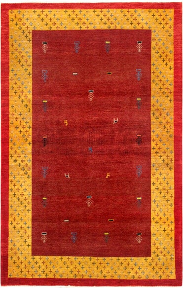 Pasargad Persian Gabbeh 029418 Red